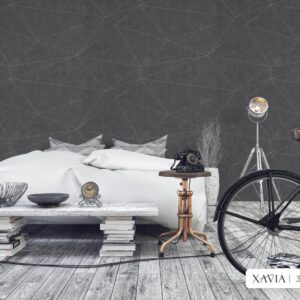 Giấy dán tường họa tiết hình học Xavia 3909-3 910k/cuộn