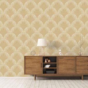 Giấy dán tường họa tiết hình học Albany 6803-2 910k/cuộn