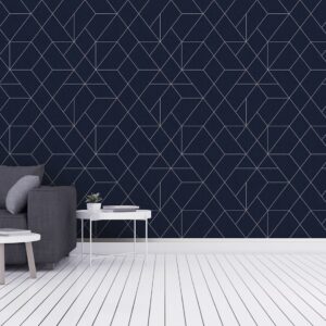 Giấy dán tường họa tiết hình học Albany 6804-3 910k/cuộn