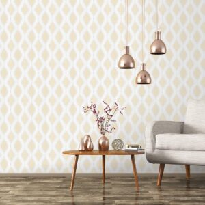 Giấy dán tường họa tiết hình học Albany 6814-3 910k/cuộn