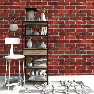 Giấy dán tường họa tiết gạch đá Albany 6816-4 910k/cuộn