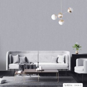 Giấy dán tường họa tiết trơn một màu Xavia 3906-3 910k/cuộn