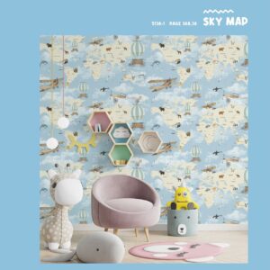 Giấy dán tường họa tiết trẻ em DreamWorld 5138-1KG 910k/cuộn