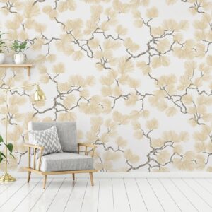 Giấy dán tường họa tiết hoa lá Albany 6801-1 910k/cuộn