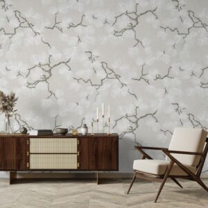 Giấy dán tường họa tiết hoa lá Albany 6801-2 910k/cuộn