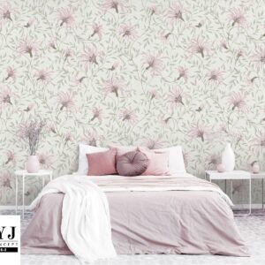 Giấy dán tường họa tiết hoa lá V-concept 7936-3 910k/cuộn