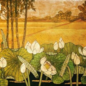 Tranh dán tường họa tiết đồng quê mẫu 1