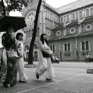 Tranh dán tường chủ đề Hà Nội mẫu 1