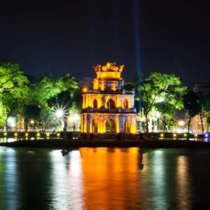 Tranh dán tường chủ đề Hà Nội mẫu 2