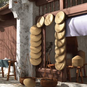 Tranh dán tường chủ đề Hà Nội mẫu 4