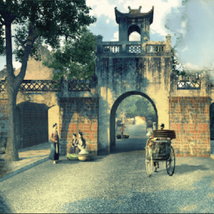 Tranh dán tường chủ đề Hà Nội mẫu 9