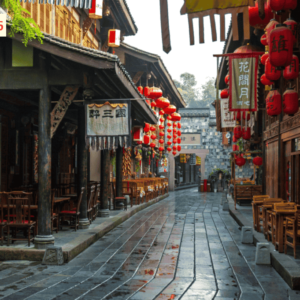 Tranh dán tường Hồng Kông mẫu 7