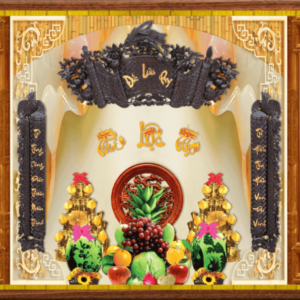 Tranh dán tường cho Phòng Thờ mẫu 11