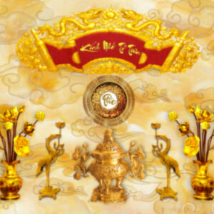 Tranh dán tường cho Phòng Thờ mẫu 3