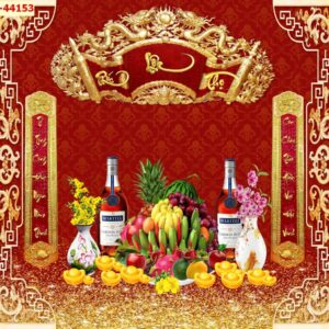 Tranh dán tường cho Phòng Thờ mẫu 6