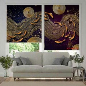 Rèm tranh 3D mẫu 11