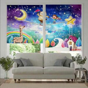 Rèm tranh 3D mẫu 12