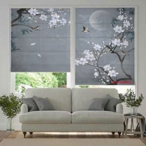 Rèm tranh 3D mẫu 4