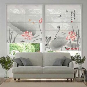 Rèm tranh 3D mẫu 6