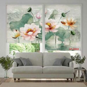 Rèm tranh 3D mẫu 8