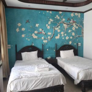 Tranh dán tường khách sạn mẫu 2