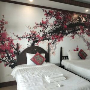 Tranh dán tường khách sạn mẫu 1