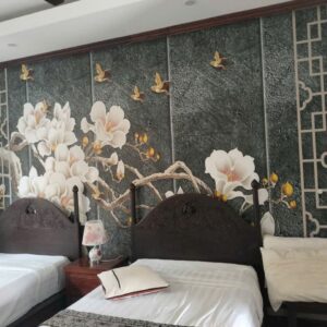 Tranh dán tường khách sạn mẫu 3