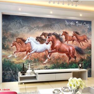 Tranh dán tường phòng khách mẫu 2