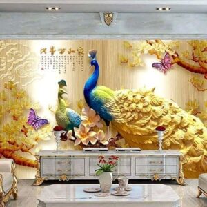 Tranh dán tường phòng khách mẫu 3