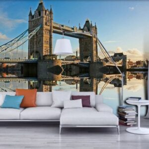 Tranh dán tường phòng khách mẫu 4