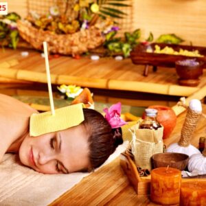 Tranh dán tường cho cửa hàng Spa mẫu 4