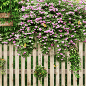 Tranh dán tường chủ đề tường hoa mẫu 8