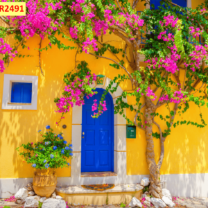 Tranh dán tường chủ đề tường hoa mẫu 9