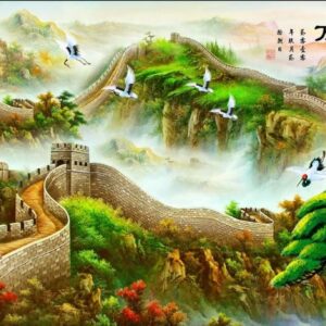 Tranh dán tường Vạn Lý Trường Thành mẫu 4