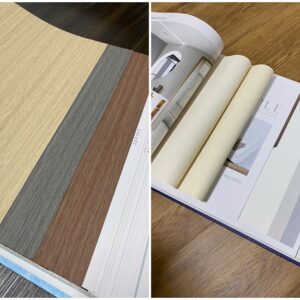 Giấy dán tường họa tiết vân trơn màu vải